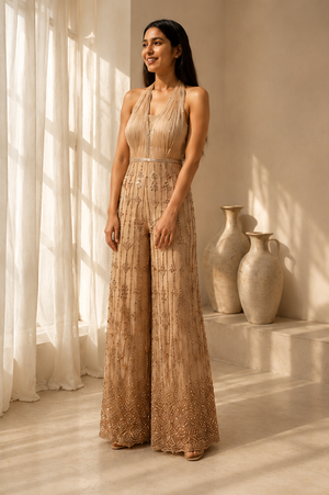 Dusk Halter JumpSuit