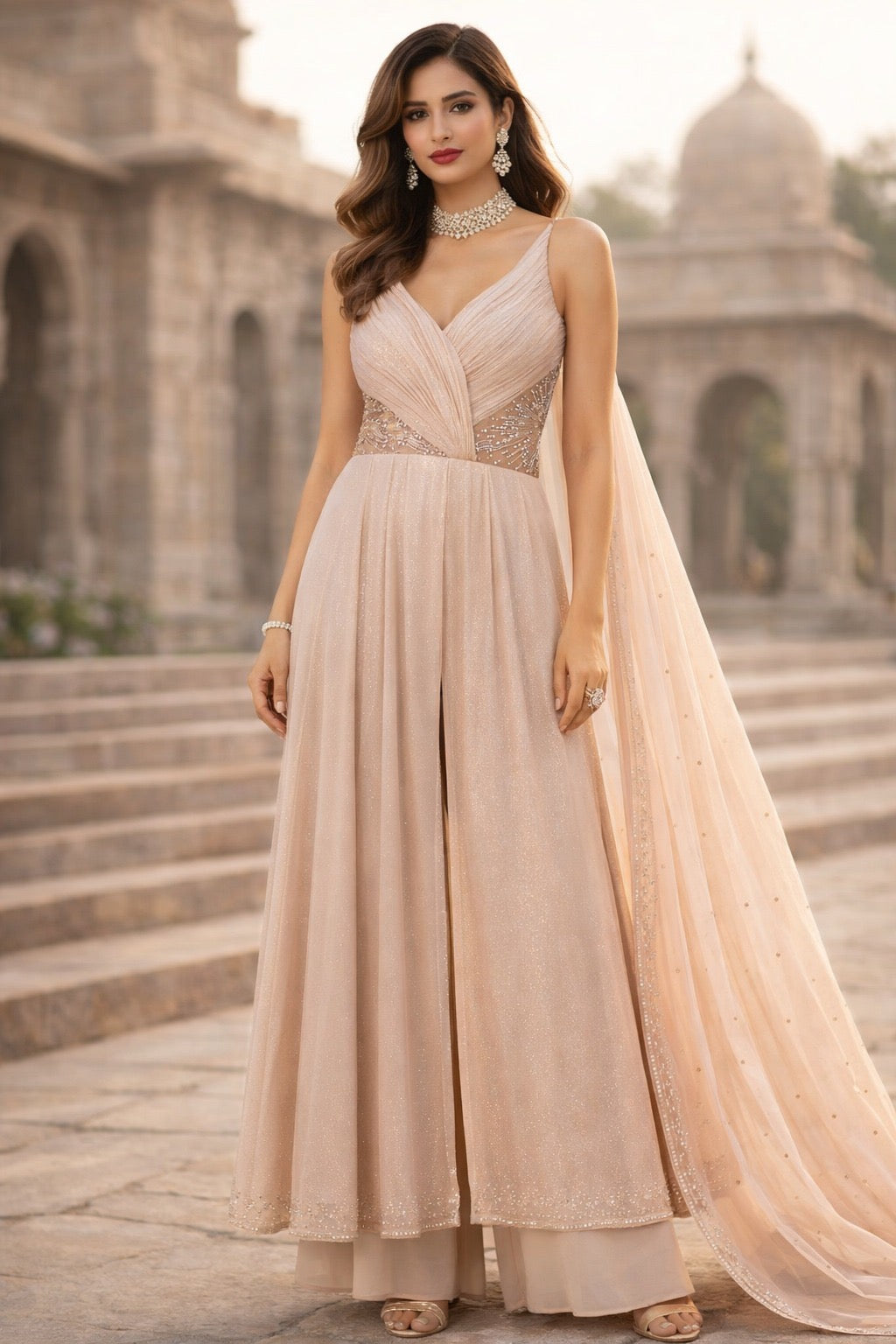 Dusk Halter JumpSuit